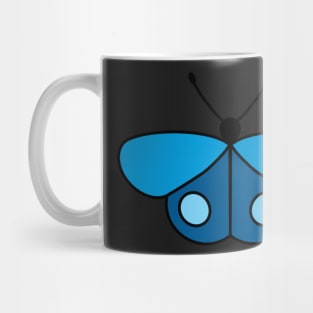 Sky blue Butterfly Mug